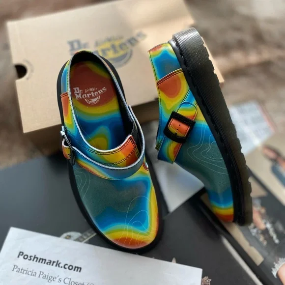 Dr. Martens Colorful Wave Mules - Picture 4 of 16